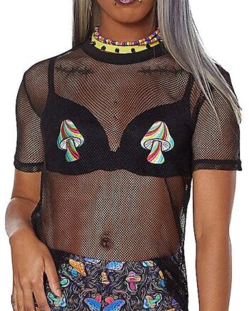 Mesh Mushroom Top