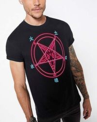 Neon Pentagram T Shirt