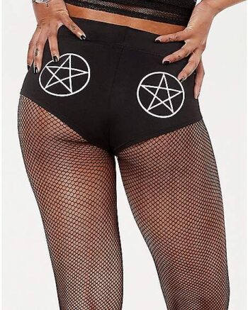 Pentagram Booty Shorts