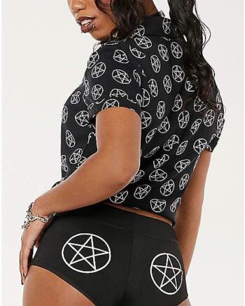 Pentagram Button Down Shirt