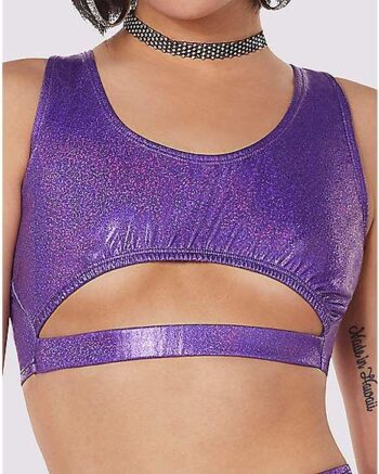 Purple Undercut Bralette