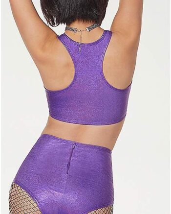 Purple Undercut Bralette