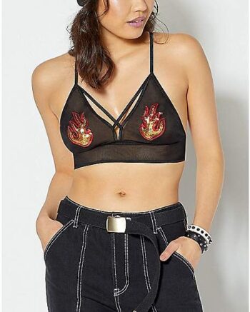 Sequin Flame Bralette