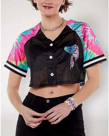 Tripping Crop Top Jersey