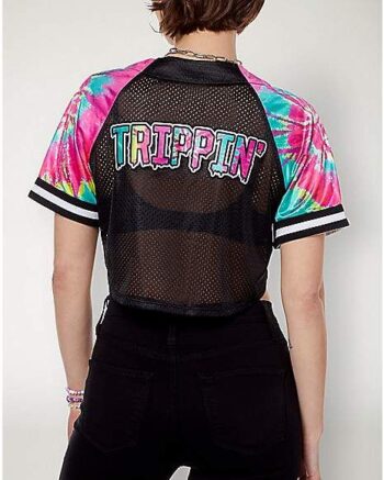 Tripping Crop Top Jersey