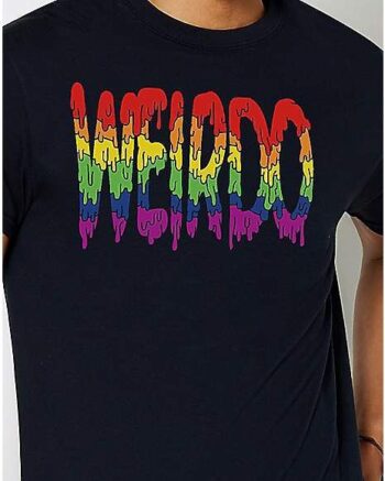 Rainbow Weirdo Drip T Shirt