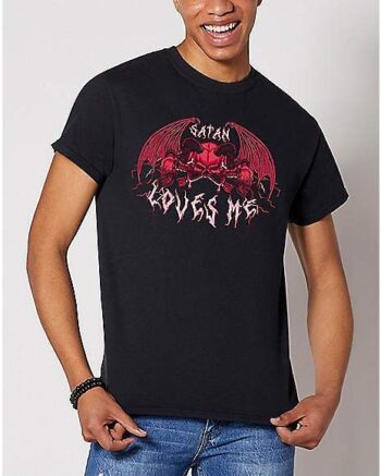 Satan Loves Me T Shirt