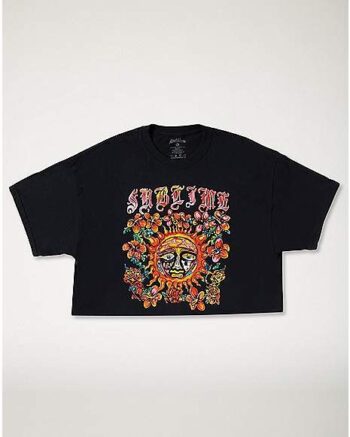 Sublime Flower Crop Top T Shirt