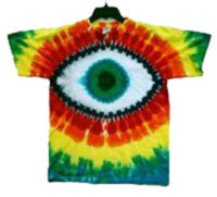 Green Eye Cyclops Tie-Dye T-Shirt - Short Sleeve