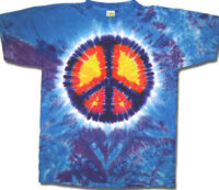 Peace Shirt - Tie Dye Symbol Adult Tee