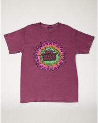 Purple Flaming Outkast T Shirt - Outkast