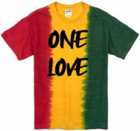 Rasta Reggae ONE LOVE Tie Dye T-shirt