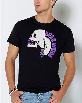 Skull Dead Inside T Shirt