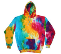 Tie Dye Hoodie Multi Rainbow Groovy Hoodie