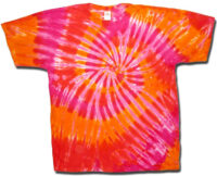 Tie Dye T-shirt- Dawn Swirl Adult Tee