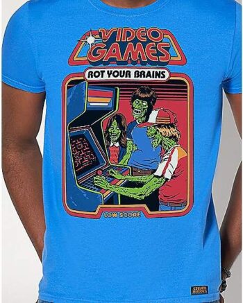 Video Games Rot Your Brain T Shirt - Steven Rhodes