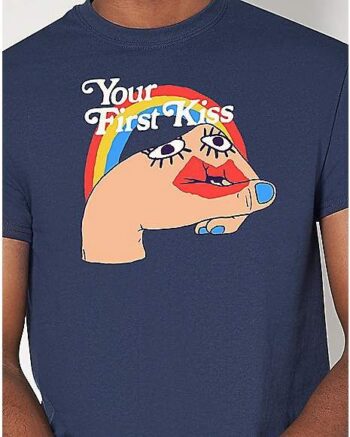 Your First Kiss T Shirt - Hillary White Rabbit