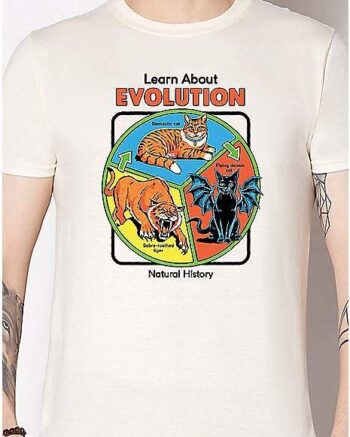 Learn About Evolution T Shirt - Steven Rhodes