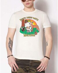 Don't Mess With Nature T Shirt - Hillary White Rabbit