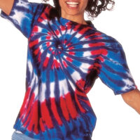 Tie Dye T-shirt - New Glory Spiral Adult Tee