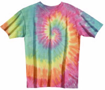 Tie Dye T-shirt - Pastel Swirl Adult Tee