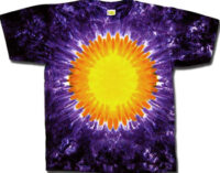 Tie Dye T-shirt - Purple Sun Adult Tee