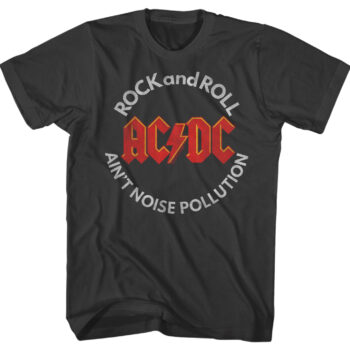 AC/DC Shirt Ain't Noise Pollution Black T-Shirt