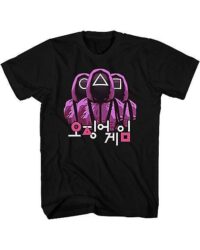 Pink Guards T Shirt - Squid Game