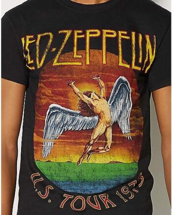 U.S. Tour 1975 Led Zeppelin Vintage T shirt