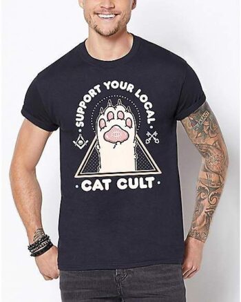 Cat Cult T Shirt - Kawaii Krypt