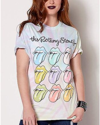 Tie Dye Pastel The Rolling Stones T Shirt