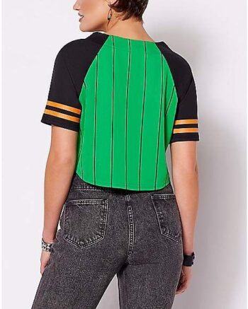 Irish Drinking League Crop Top Baseball Jersey