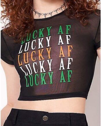 Lucky AF Crop Tank Top