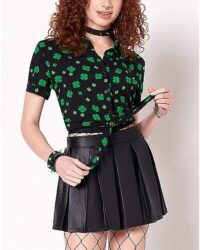 Shamrock Woven Top