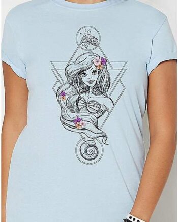 Boho Ariel T Shirt - The Little Mermaid