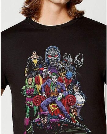 DC Villain Team T Shirt - Warner Bros. 100