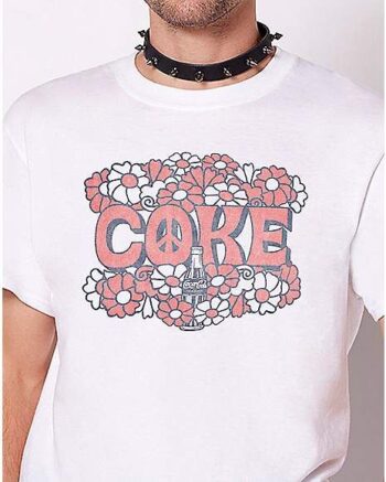 Groovy Floral Coke T Shirt - Coca-Cola