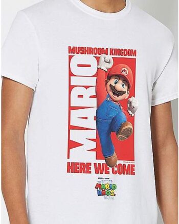 Mario Mushroom Kingdom T Shirt - The Super Mario Bros. Movie