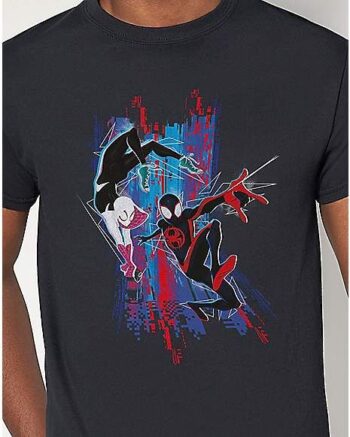 Spider-Gwen and Miles T Shirt - Spider-Man