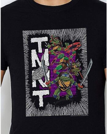 TMNT Poster Pose T Shirt - Teenage Mutant Ninja Turtles Teenage Mutant Mayhem