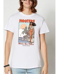 Hooters Makes You Happy T Shirt - Hooters