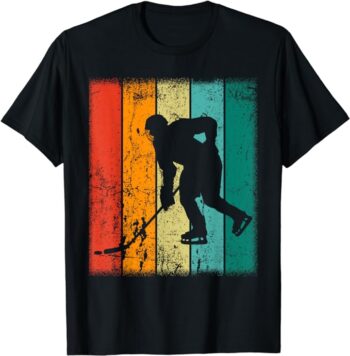 Fun Vintage Cool Retro Hockey T-Shirt