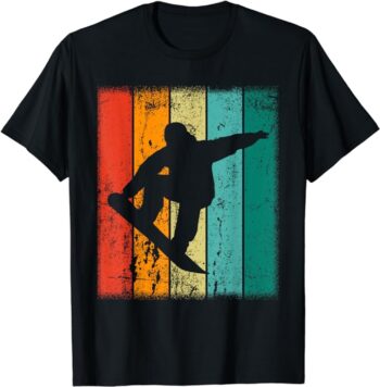 Fun Vintage Cool Retro Snowboard T-Shirt