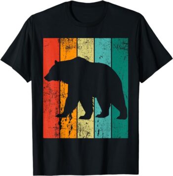 Vintage Cool Retro Bear T-Shirt