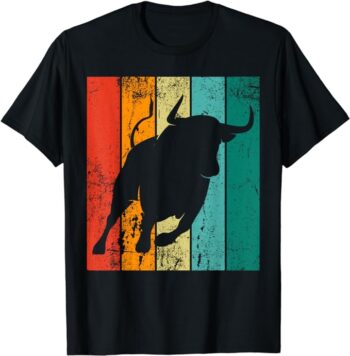 Vintage Cool Retro Bull T-Shirt