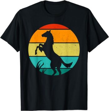 Vintage Cool Retro Horse T-Shirt