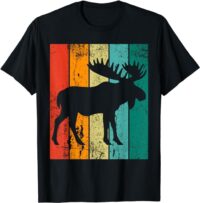 Vintage Cool Retro Moose T-Shirt