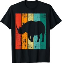 Vintage Cool Retro Rhino T-Shirt