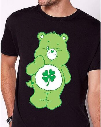 Black Good Luck Bear T Shirt - Care Bears